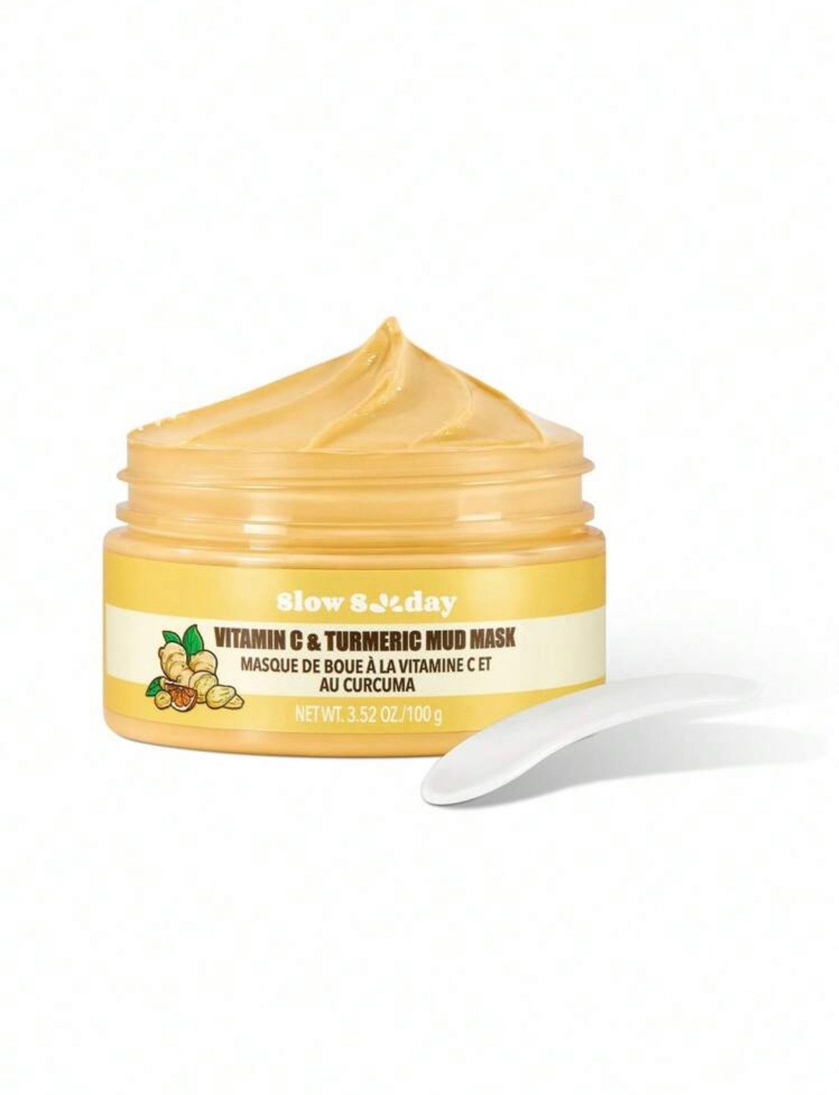 Masque Éclat à la Boue, Vitamine C & Curcuma