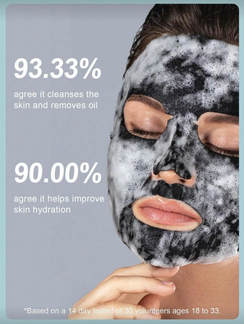Masque Moussant au Charbon Purifiant