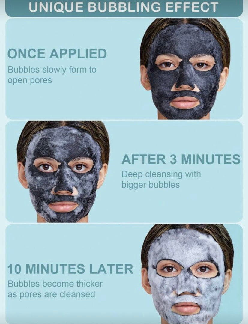 Masque Moussant au Charbon Purifiant